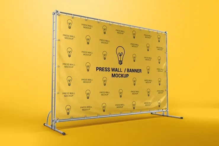 Imagem Produção de painel backdrop